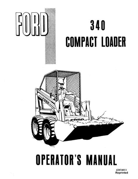 skid steer 340|ford 340 skid steer manual.